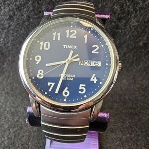 Timex Indigo Blue and Silver Watch